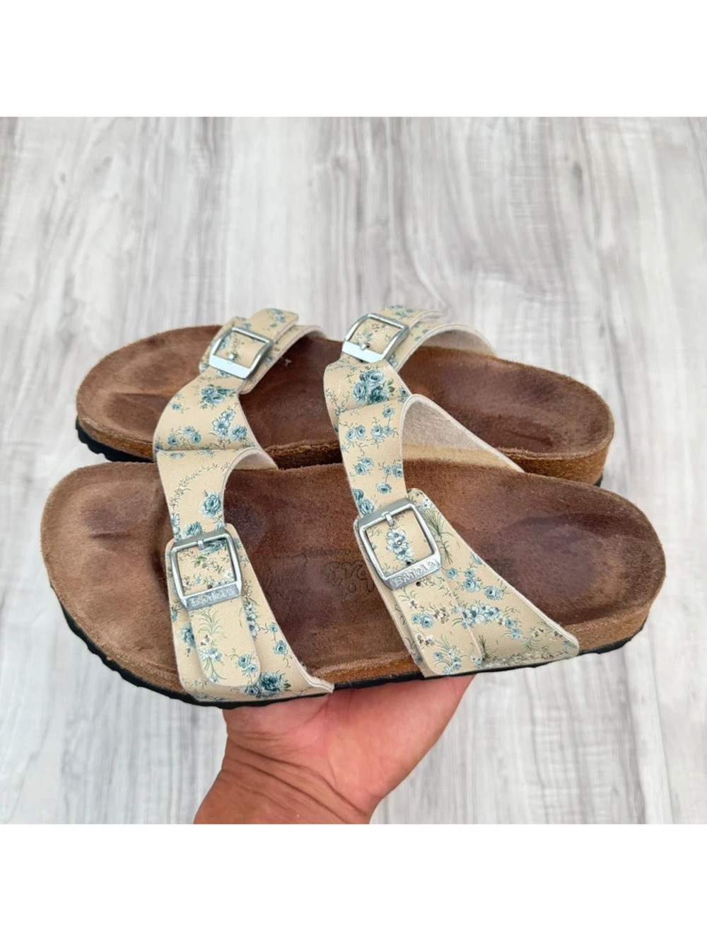 Birkenstock Arizona Floral Double Strap Sandals Women’s US 7–7.5 - Picture 6 of 8